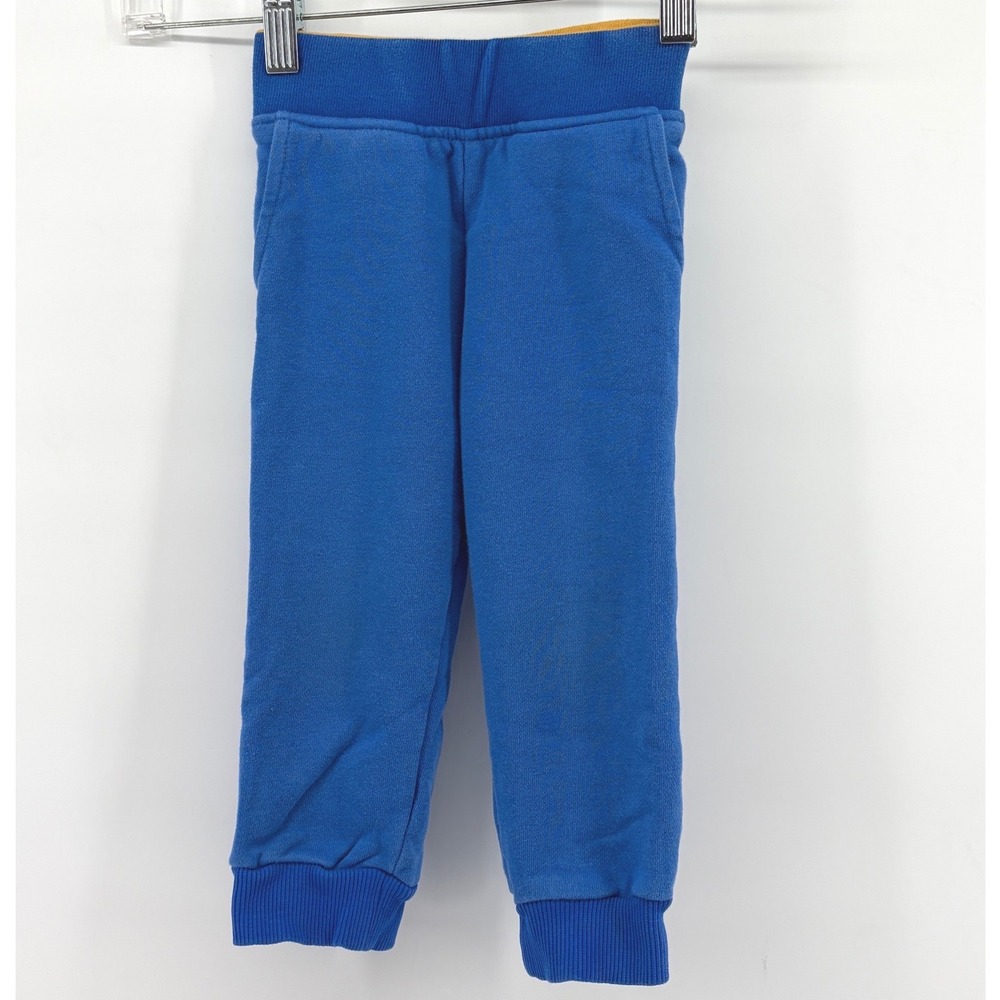 Paul Smith Junior Boys Blue Cotton Fleece Joggers Sweatpants Contrast Waist 2A